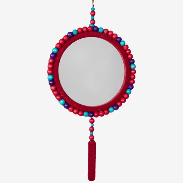 نمای رو به رو آینه سنتی دایره رخسار